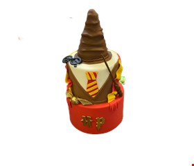 Bolo Fake Biscuit Harry Potter 2 andares G 