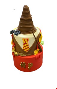 Bolo Fake Biscuit Harry Potter 2 andares G 