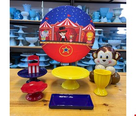 Kit Infantil Básico - Circo Vermelho de Mesa I
