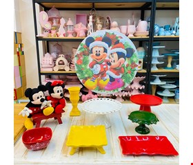 Kit Infantil Básico Mêsversário - Natal do Mickey e Minnie I