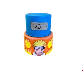 Bolo Fake Biscuit 2 andares - Naruto 