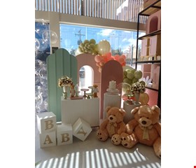 Decoração - Chá Revelação Rosa E verde DCK