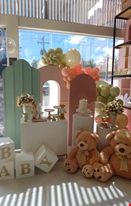 Decoração - Chá Revelação Rosa E verde DCK