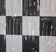 Tapete Xadrez Quadriculado Preto e Branco 4m x 2m