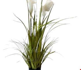 Arranjo Artificial Flores Brancas e Folhas Verde e Amarelas 70cmA