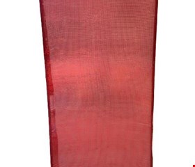 Capa de Painel Vertical Retangular - Vermelho Brilhoso Tecido em Paetês 2mA X 1mL