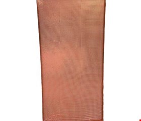 Capa de Painel Vertical Retangular - Laranja Brilhoso Tecido em Paetês 2mA X 1mL