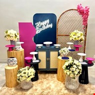 Decoração - Tropical Azul e Pink 