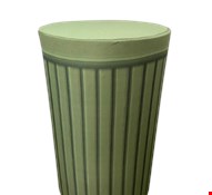 Capa de Cilindro - Ripada Verde Sálvia 80x50
