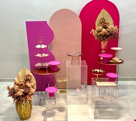 Decoração - Pink e Dourado, Luxo 