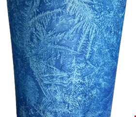  Capa Cilindro - Glitter Azul Frozen 80cmx58cmD