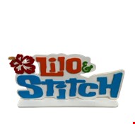 Temático Lilo & Stitch - Letreiro  MDF 17cmAx32cmL