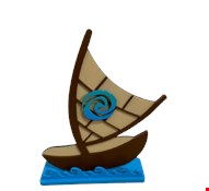 Temático Moana - Barco Moana Ondinha 21cmAx15cmL