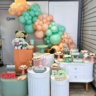 Kit Infantil Luxo - Chá De Bebê / Chá Revelação/ Chá de Fralda Páscoa Coelhos IV DCK