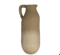 Vaso Cerâmica Areia com Alça 28cmA