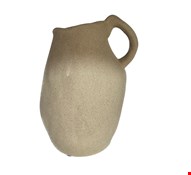 Vaso Cerâmica Areia com Alça 22cmA