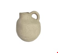 Vaso Cerâmica Areia com Alça 14cmA