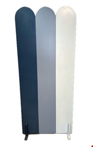 Painel Três Cores Tons de Azul 182cmA 80cmL