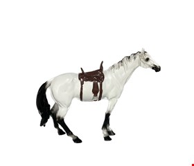Temático Fazendinha- Cavalo Branco 15cmA