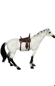 Temático Fazendinha- Cavalo Branco 15cmA