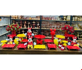 Kit Infantil Luxo - Minnie Vermelha de Mesa IX