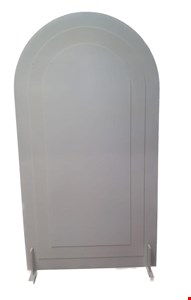 Painel Oval Branco 3 partes - 187cmA 100cmL