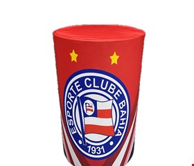 Capa Cilindro - Esporte Clube Bahia Vermelho com Escudo 80x50cm