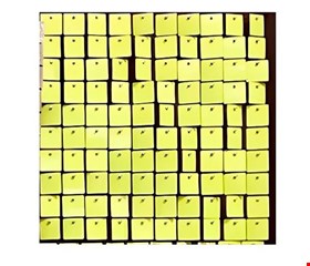 Painel Mágico Shimmer Wall Amarelo Neon GG