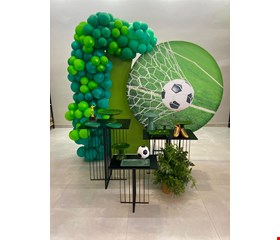 Decoração- Futebol Verde e Dourado