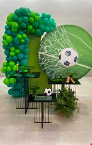 Decoração- Futebol Verde e Dourado