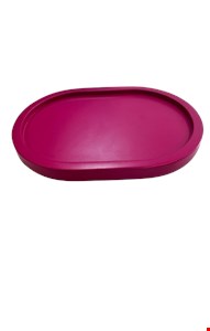 Bandeja Oval MDF Rosa Pink 19cmA