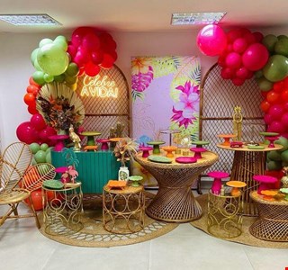 Pacote  Adulto - Tropical Pink, Laranja, Verde e Vime XXXI DCK