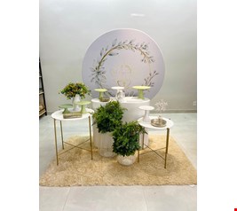 Decoração - Batizado Branco & Verde