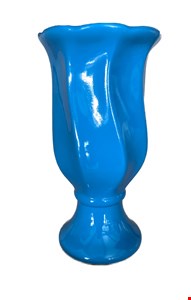 Vaso Torcido Azul Celeste G-24cmA 10cmD