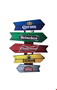 Placa Indicativa Cervejas-50cmA 33cmL