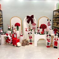 Decoração Adulto - Natal Mickey e Minnie XXXIII DCK
