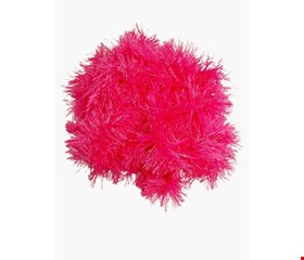 Temático Carnaval - Echarpe Pluma Rosa Chiclete 1,45cmC