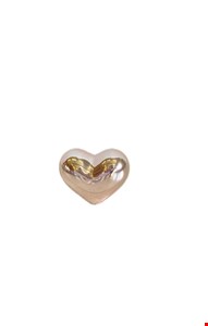 Coração Cerâmica Rose Gold PP