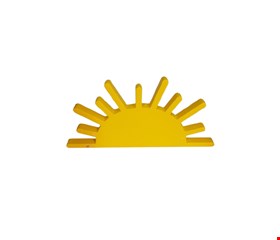 Temático Sol - Raio de Sol Amarelo Deitado M 31cmL