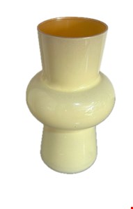 Vaso Disco Amarelo 21cmA
