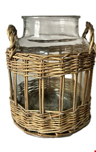 Vaso de Vidro com Fibra G 23cmA