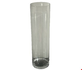 Vaso Cilindro Transparente 12cmD 40cmA