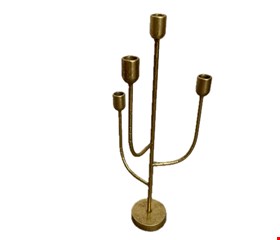 Castiçal Dourado 54cmA