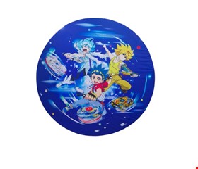 Painel Redondo Tecido Sublimado Bey Blade 1.50