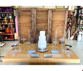 Decoraçao- Casamento de Mesa Prata & Cristal