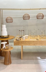 Decoração- Casamento Dourado, Branco & Cristal