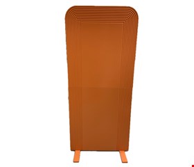 Painel Geométrico Indiano Laranja Terroso 181cmA 80cmC