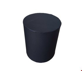 Capa de Cilindro - Tecido Sublimado Preta P 40x45