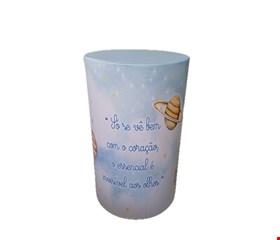 Capa de Cilindro - Tecido Sublimado Pequeno Príncipe, Frase G 80x50