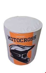 Capa de Cilindro - Tecido Sublimado Motocicleta Capacete Laranja P 40x45